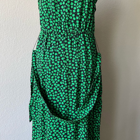 ❌SOLD❌ Charming Floral Midi Shirt Dress Tie Belt - Picture 8 of 16